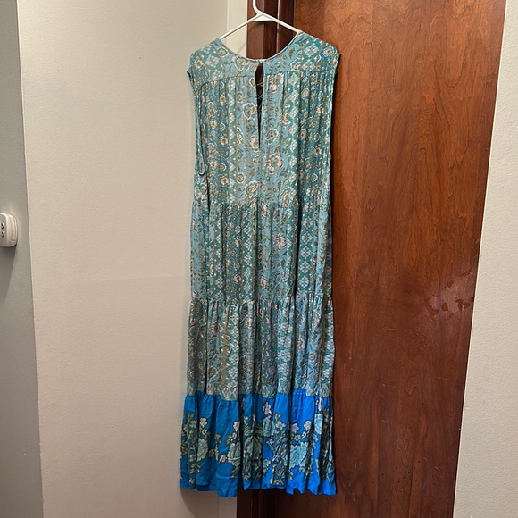 COPY - Free People Blue Sleeveless Sundress Maxi - Picture 3 of 5